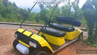 Abandoned Yamaha golf car - golf cart or utility vehicle