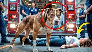 Dog Blocks Ambulance for THIS Shocking Reason... You Have to See It!