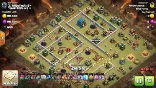 Top TH 12 & 11 War Attacks by Kiss'馬歇爾 | Queen Charge LaLoonion | Blimp Suicide Hero Lalo | OP Skill