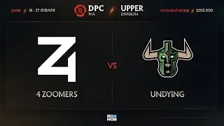 4 Zoomers vs Undying, Dota Pro Circuit 2021: S1 - NA, bo3, game 2 [Leх & Adekvat]