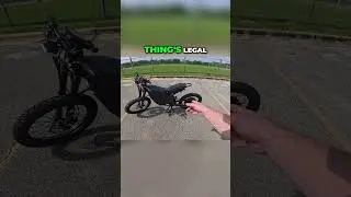 20kw Stealth Bomber Style Ebike: Advantage of Pedals