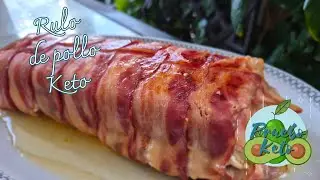 Rulo de pollo #keto | sin az&uacute;car | sin harina |