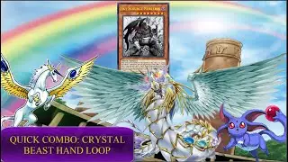 CRYSTAL BEAST HAND LOOP DECK 2025!!!! 2 CARDS HAND DESTRUCTION COMBO 🔥🔥
