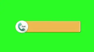 Call 3D Animation Green Screen | Call Button Animation No Copyright