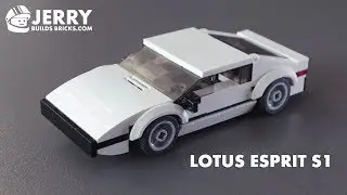 LEGO Lotus Esprit S1 from James Bond 007: The Spy Who Loved Me instructions (MOC #38)