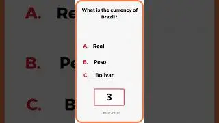 What is the currency of Brazil? #shorts #short #youtubeshorts