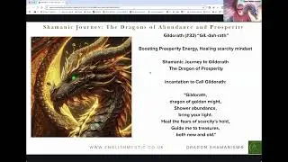 Healer Dragons of Dragon Shamanism, Monthly Call; First 3 Dragons of Abundance and Prosperity