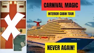 Carnival Magic Interior Cabin Tour - Never Again Will I Book This Cabin