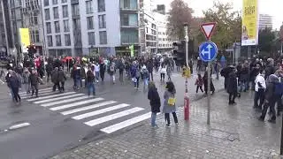21 nov 2021 BRUSSEL Protest