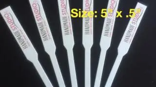 Fragrance Test Strips For Aromatherapy and Fragrance Oils Testing