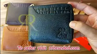 The All New RR BRAND Cotswolds Leather Wallet | To Order Visit Our Website | Special Discount 