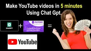 How to make faceless YouTube Videos using Chat Gpt in 5 min |How to make money using Chat Gpt
