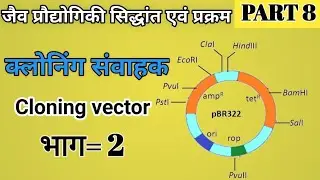 cloning vectors class 12 | cloning vectors | cloning samvahak | pbr322 | part 2