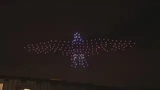 Drone light show just as dazzling as Fourth of July fireworks without all the noise