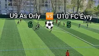 U9 As Orly 🆚 U10 FC Évry.... Première mi-temps.