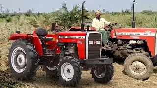 Tractor Stunts &ndash; tractor videos &ndash; Massey Ferguson MF disc plough two discs @vehicleshub8982