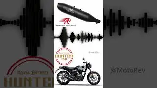 Royal Enfield Hunter 350 2025 Modified Exhaust Sound Battle
