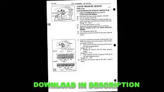 Toyota Tacoma 1995-1997 Workshop PDF English | Service & Repair Technical Manual
