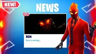 The New Ruin Skin in Fortnite! Season 8 Ruin Live Event + Lava Flooding Dusty!