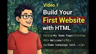 Video 1 - Let's Build Your First Website  | The Home Page