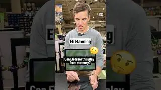 Eli draws up the game-winning SBXLII touchdown ✍️