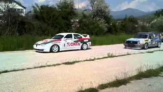trki kicevo start 14.05.2011 VW Golf 1.6 DTM vs Alfa 156 2.0