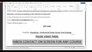 Sharekhan &ndash; Professional Trader Course Core Strategy