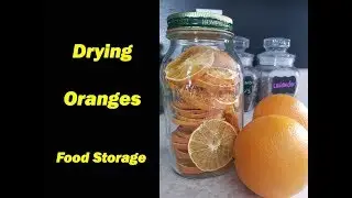 Dehydrating Orange Slices ~ Food Storage