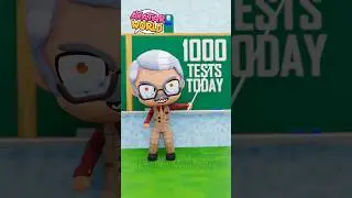 When TESTS at School 🤣 Avatar World Meme #memes #funny #animation #avatarworld #shorts