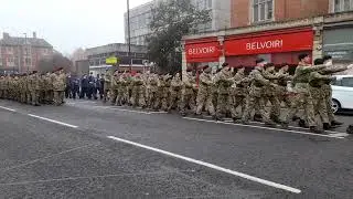 Grantham Town Remembrance parade 2022.
