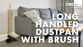 Long Handled Dustpan with Brush / Make Your House Cleaning Fun and Easy!