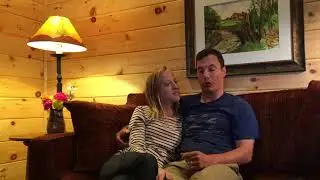 Kat and Mark; their September 2017 Migis Lodge wedding