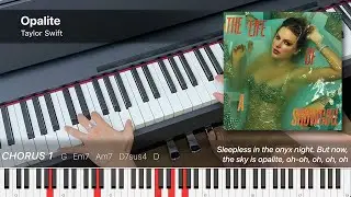 Piano Chords: Opalite (from 