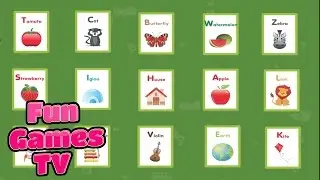 Learn Letters Alphabet With Items For Children By Fun Games TV