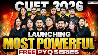 Launching 🎯 CUET 2026 India's MOST POWERFUL Free PYQ Series 🔥🔥💪