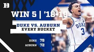 #1 Duke 78, #8 Auburn 72 | Every Bucket (11/20/18)