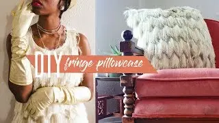 THRIFT FLIP | DIY fringe pillow case