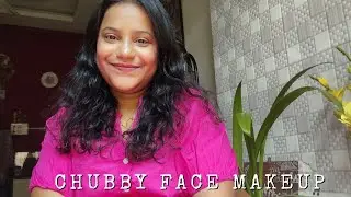 Chubby Face Makeup 🐼 | Easy Chubby face makeup look| @DakshaSharmaaofficial