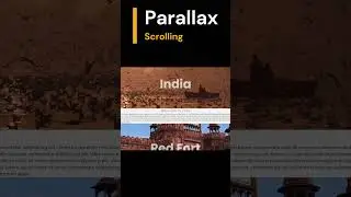 Easy Parallax scrolling Effect Using HTML and CSS 