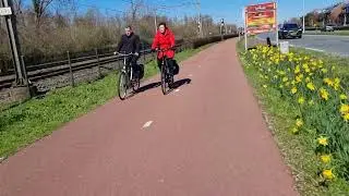 By e bike from Zaandam to Westzaan The Netherlands