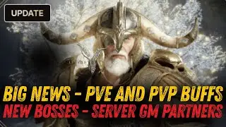 LEGEND OF YMIR - NEW BOSSES + SERVER PVE AND PVP BUFF AND BIG NEWS