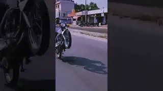 Rx100 Original Sound 💨 Public Reaction 👀 || Wheeling on Rx100 With girl 🔥