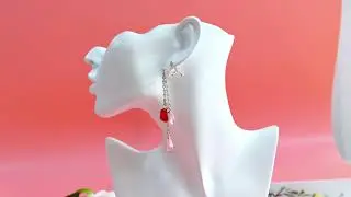 Findings Components Screw Back Ear Wire Non Pierced Earring Converter with Loop for Jewelry Making