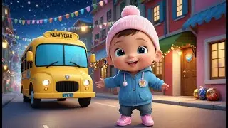 Patrol Bus New Year Night Duty | Fun Action & Learning Video for Toddlers