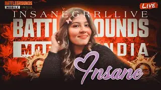 GIRL GAMER LIVE | JOIN With TEAM CODE | INSANEGRRL | #girlgamer #bgmilive #bgmi.