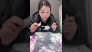 ASMR ICE EATING/HER ICE BITES/HUMIDIFIER FROST FROM DEEP FREEZER/SOFT/CRISPY&CRUNCHY ICE BITES❄️✨☃️