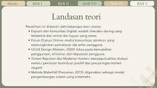 Perancangan Platform Komunitas Esports Berbasis Web dengan Fitur Forum Diskusi, Leonardo