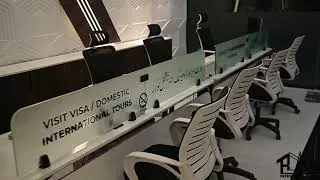 Tour this Travel Agency (Al Imdad Travel) Designed and executed by Arca Interior
