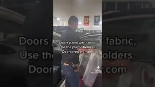 Door panel protectors for professional window tinter doors guard reusable