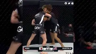 Kade Ruotolo's ONE submission grappling debut against Shinya Aoki was must-see 🤯#one #ufc273
